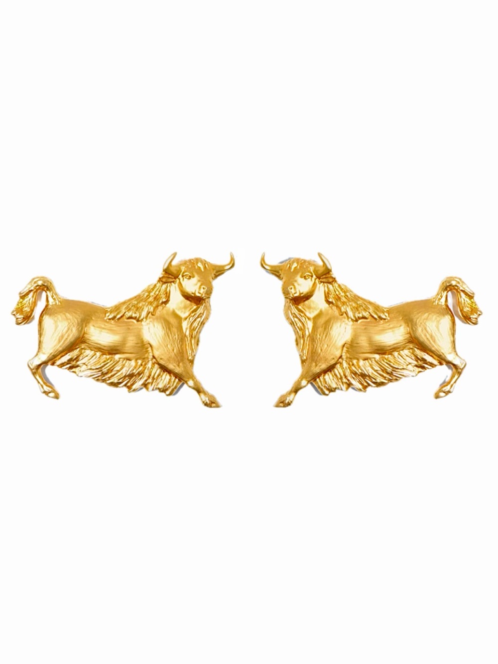 Schiaparelli Style Zodiac Earrings - Taurus